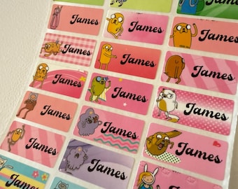 Pegatinas y etiquetas escolares personalizadas y regalo: pegatinas impermeables con nombre para guarderías, campamentos infantiles, regreso a clases, etiquetas con nombre personalizadas