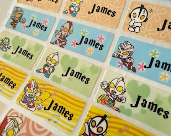 Pegatinas y etiquetas escolares personalizadas: pegatinas impermeables con nombre para guarderías, campamentos infantiles, vuelta al cole, etiquetas personalizadas con nombre.