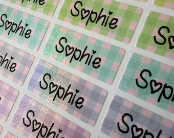 Personalized School Stickers and Labels - Cute  Waterproof Name Stickers for Daycare, Kids Camp, Back to School, Custom Name Labels