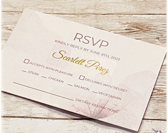 30/sheet (2.625X1") Clear Wedding Name Sticker, Place Card Name Sticker, RSVP Name sticker