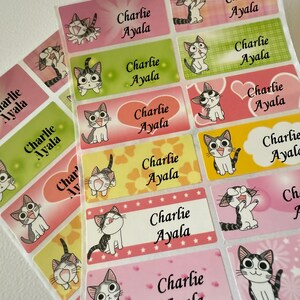 Personalized School Stickers and Labels -  Waterproof Name Stickers for Daycare, Back to School, Custom Name Labels