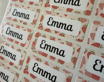 Personalized School Stickers and Labels - Cute  Waterproof Name Stickers for Daycare, Kids Camp, Back to School, Custom Name Labels