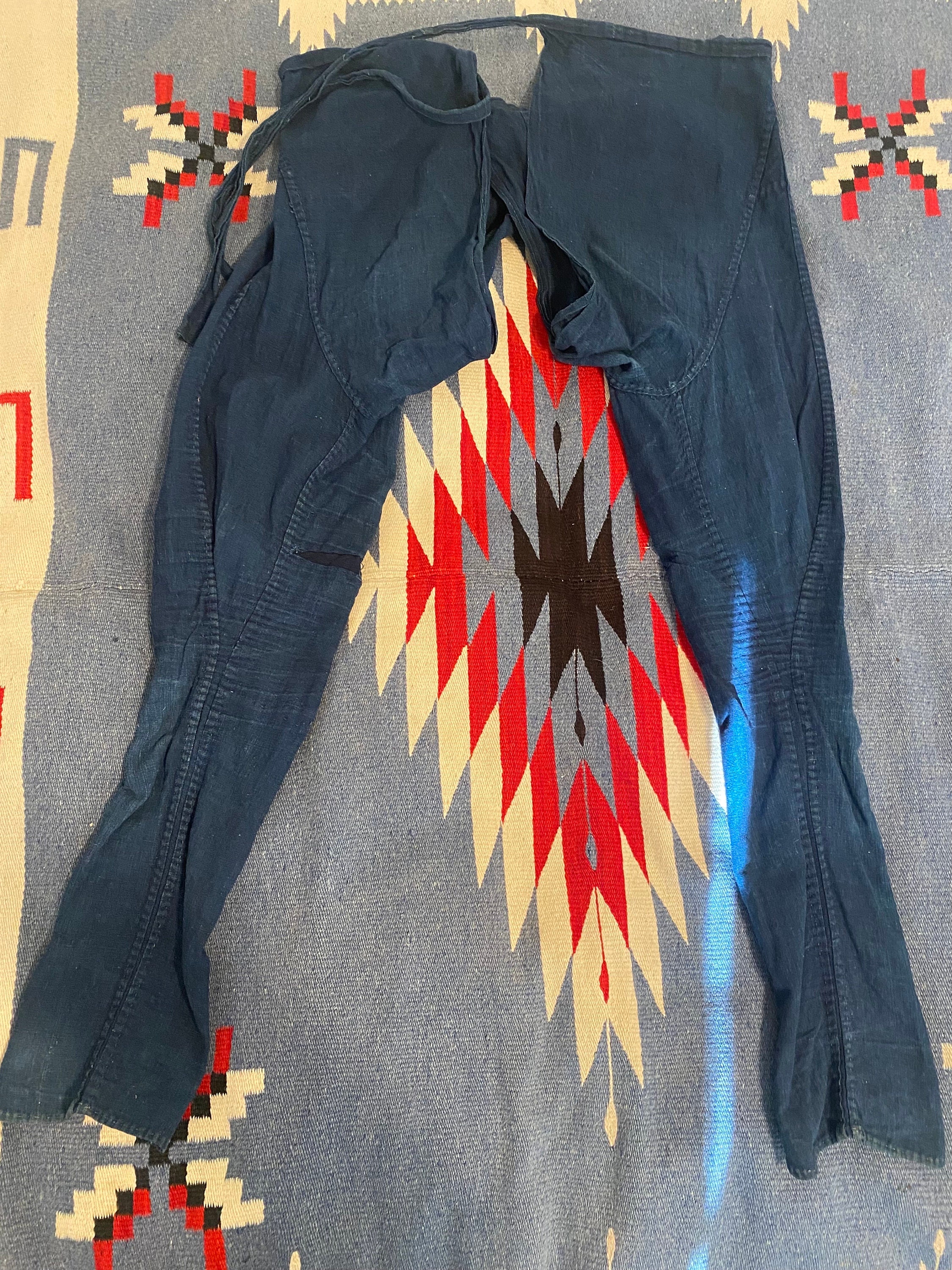 1920's-30's Japanese Farmer Boro / Noragi Work Pants - Etsy