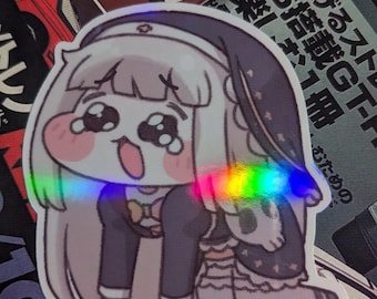 Pegatina laminada resistente a la intemperie Petite Speaki Trickcal Chibi Go - Gaming, Anime, Gacha, RE:VIVE, 트릭컬