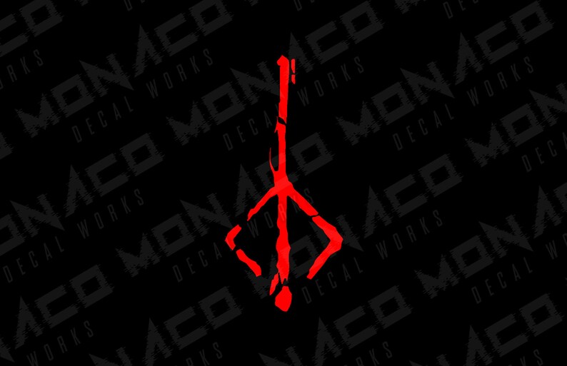 Bloodborne Hunter's Mark logo vinyl decal/sticker Dark Etsy