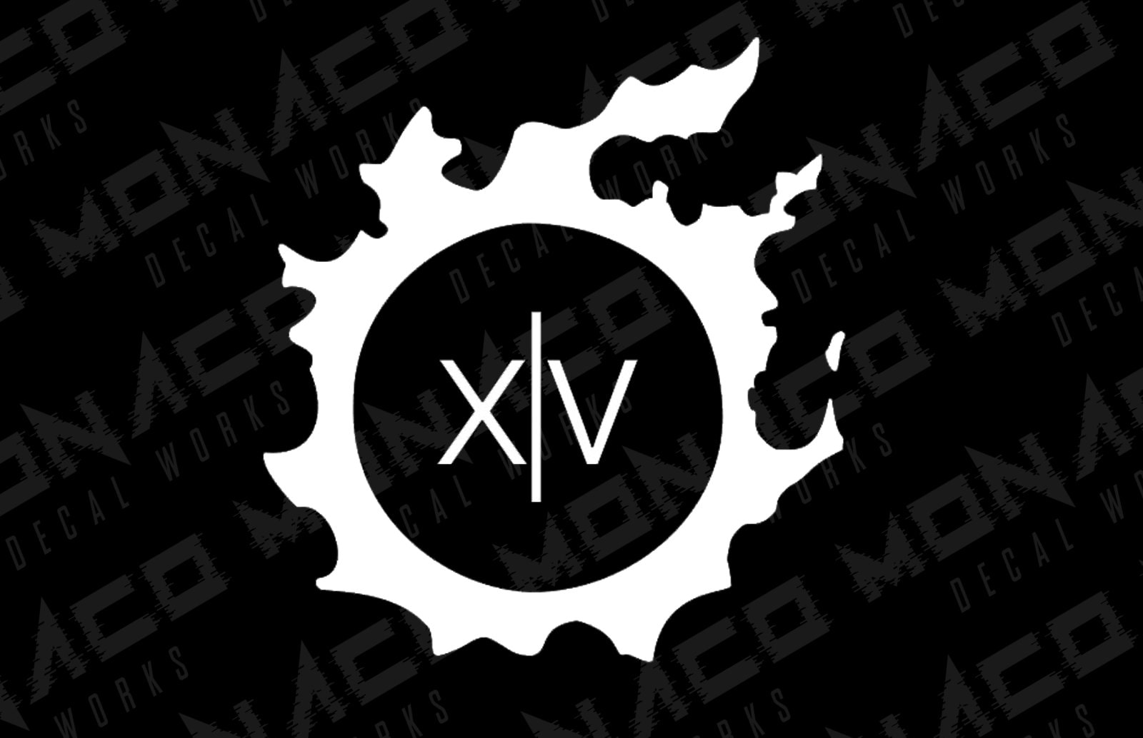 Final Fantasy 14 XIV logo vinyl decal/sticker FF14 FFXIV A Etsy