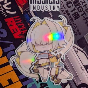 Elegg Goddess of Victory: NIKKE chibi weatherproof laminated sticker - Gaming, Anime, NIKKE, Elegg