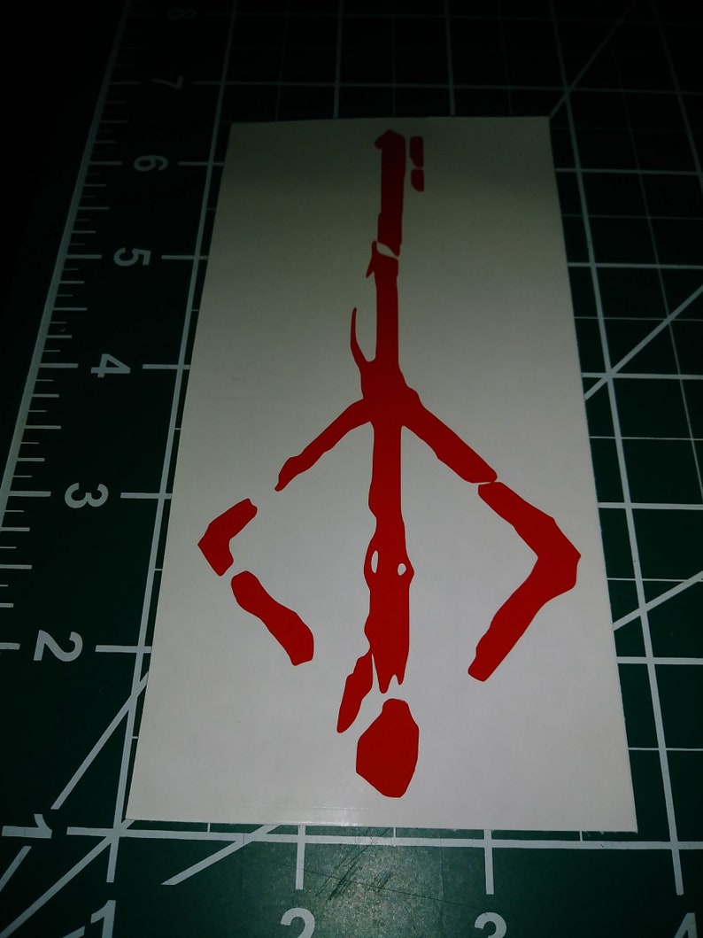 Bloodborne Hunter's Mark logo vinyl decal/sticker Dark | Etsy