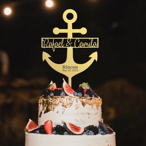 Nautical Cake Topper Sailor Cake Decoration Sailor Birthday Theme