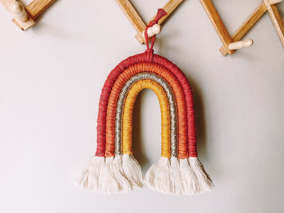 Customizable Macrame Rope Rainbow Etsy