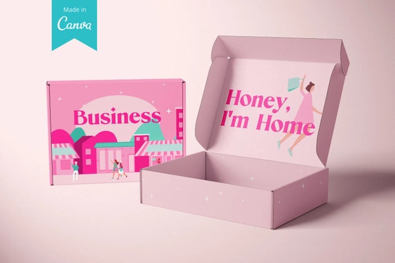 Buy Subscription Box Design, Editable Mailer Box Design Template, Product  Packaging, Custom Packaging Box, Small Business Packaging,custom Boxes  Online in India 