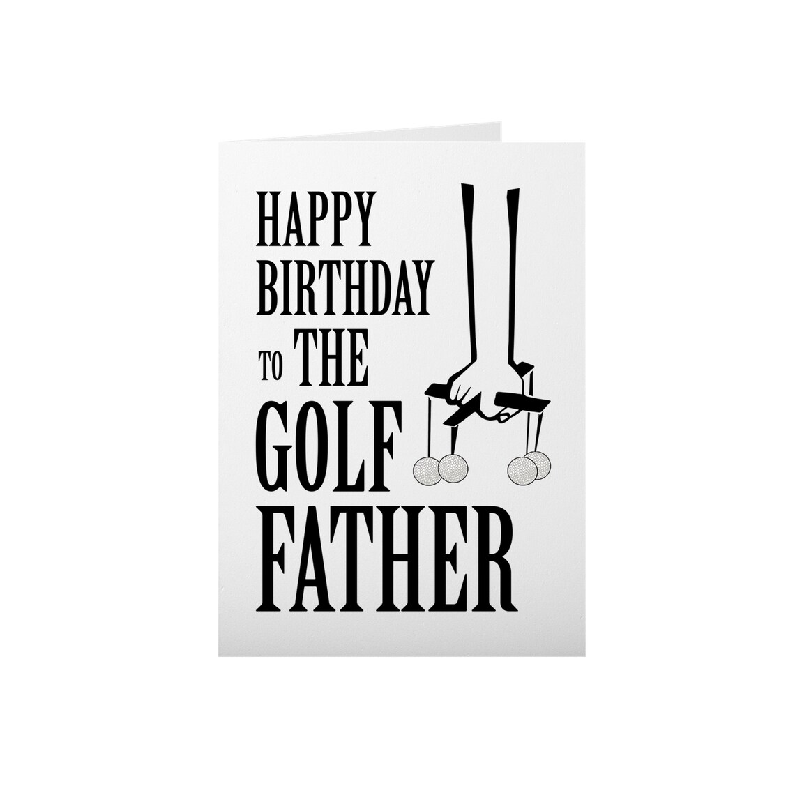 Golf Father Card, Best by Par, Funny Golf Pun, Fathers Day, Dad ...