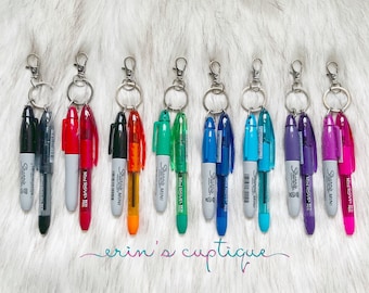 Badge Reel Accessories, Mini Badge Reel Marker Pen and Light, Nurse Pen, Backpack Accessories, Nurse Teacher Lanyard