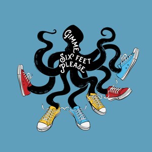 Social Distancing 6 Feet Octopus //  Short-Sleeve Unisex T-Shirt