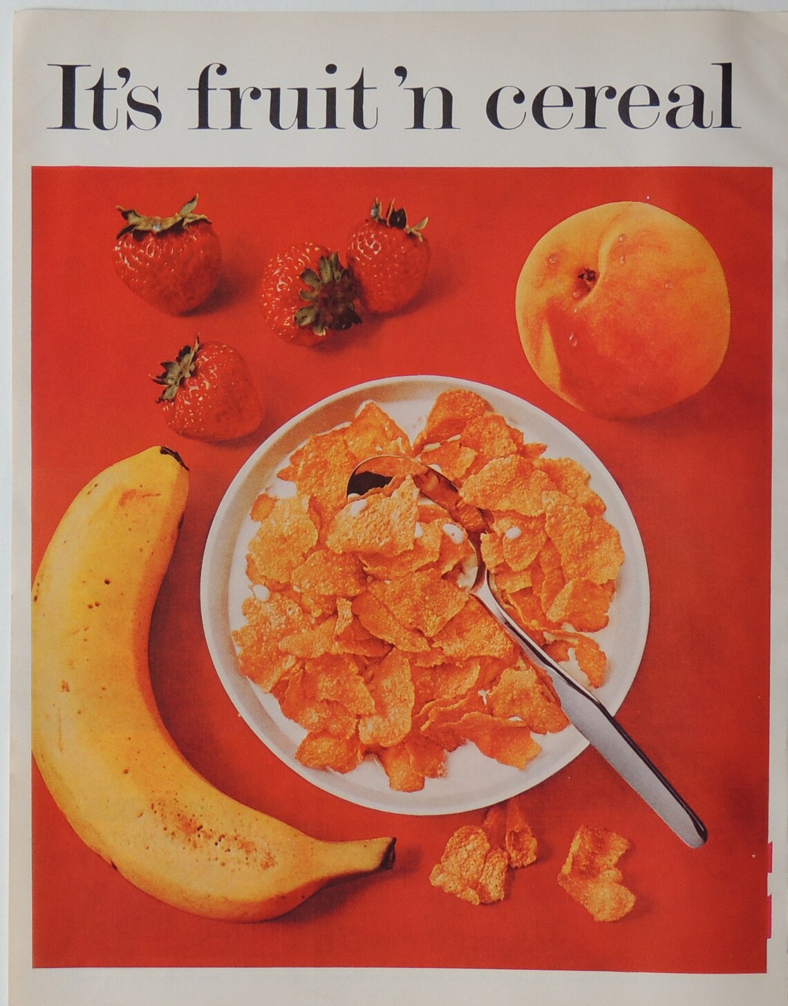 1963 Kellogg's Cereal Variety Pack Vintage Magazine Etsy Canada