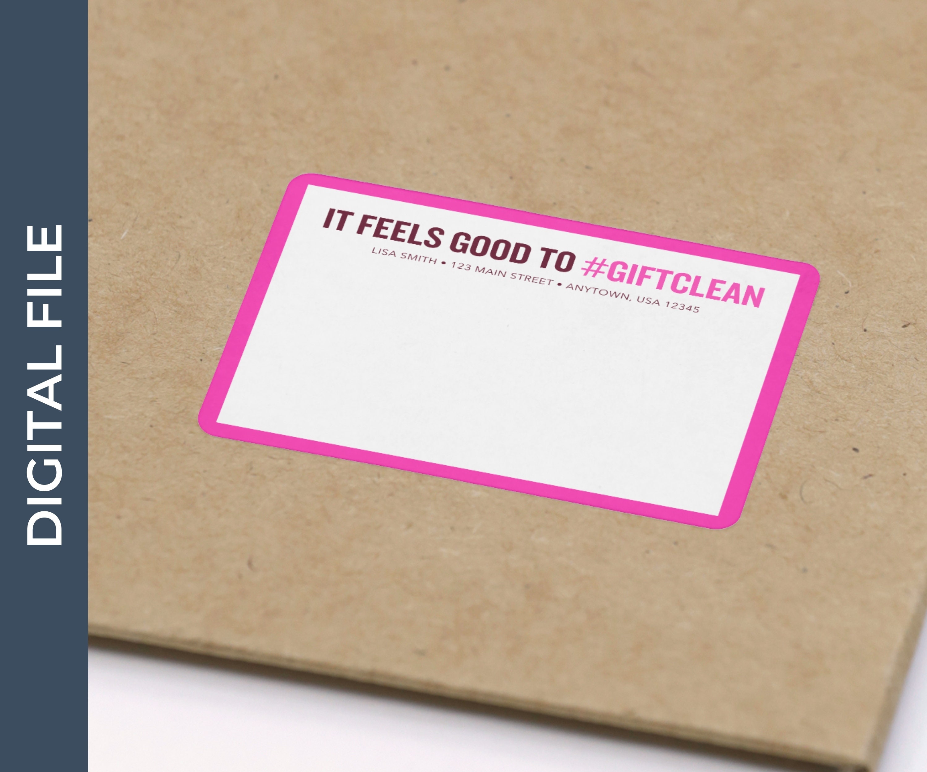 Beautycounter Personalized Large Holiday Mailing Label Design - Etsy