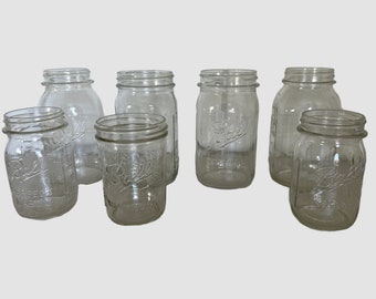 Vintage Ball Mason Jars (37 Widemouth, Special, and Perfect Mason Jars)