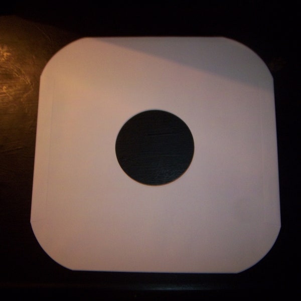 BCW Polylined White Paper 7 in Square Corner Record Sleeves - 50 ct