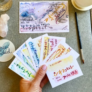 Conjunto de cartas do Sermão da Montanha (sem laminação)