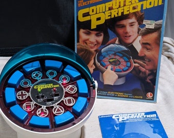 Vintage Lakeside Computer Perfection Game Original Box Instructions Works Photos
