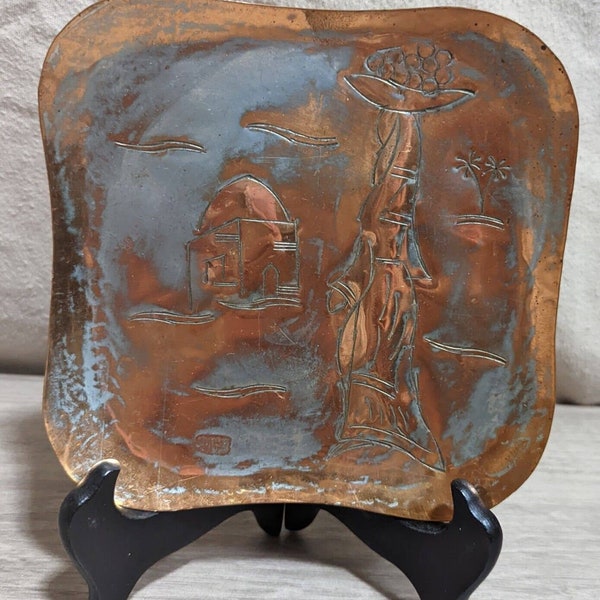 Copper Wall Art Etsy