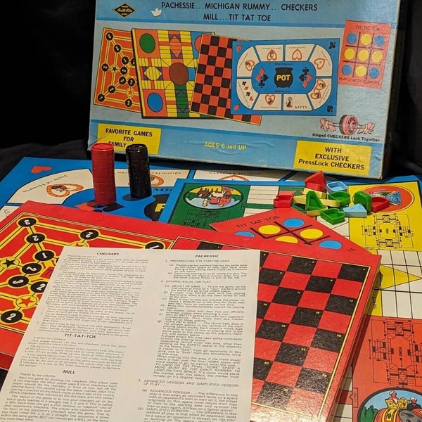 Vintage Board Games Etsy