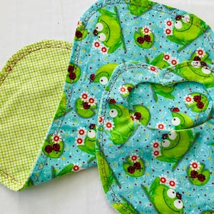 Bib and Burp Cloth sets-fun baby fabrics in gender neutrals, girls or boys
