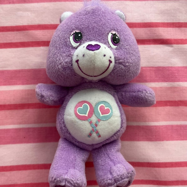 Share Bear Care Bears mini plush toy purple plushies