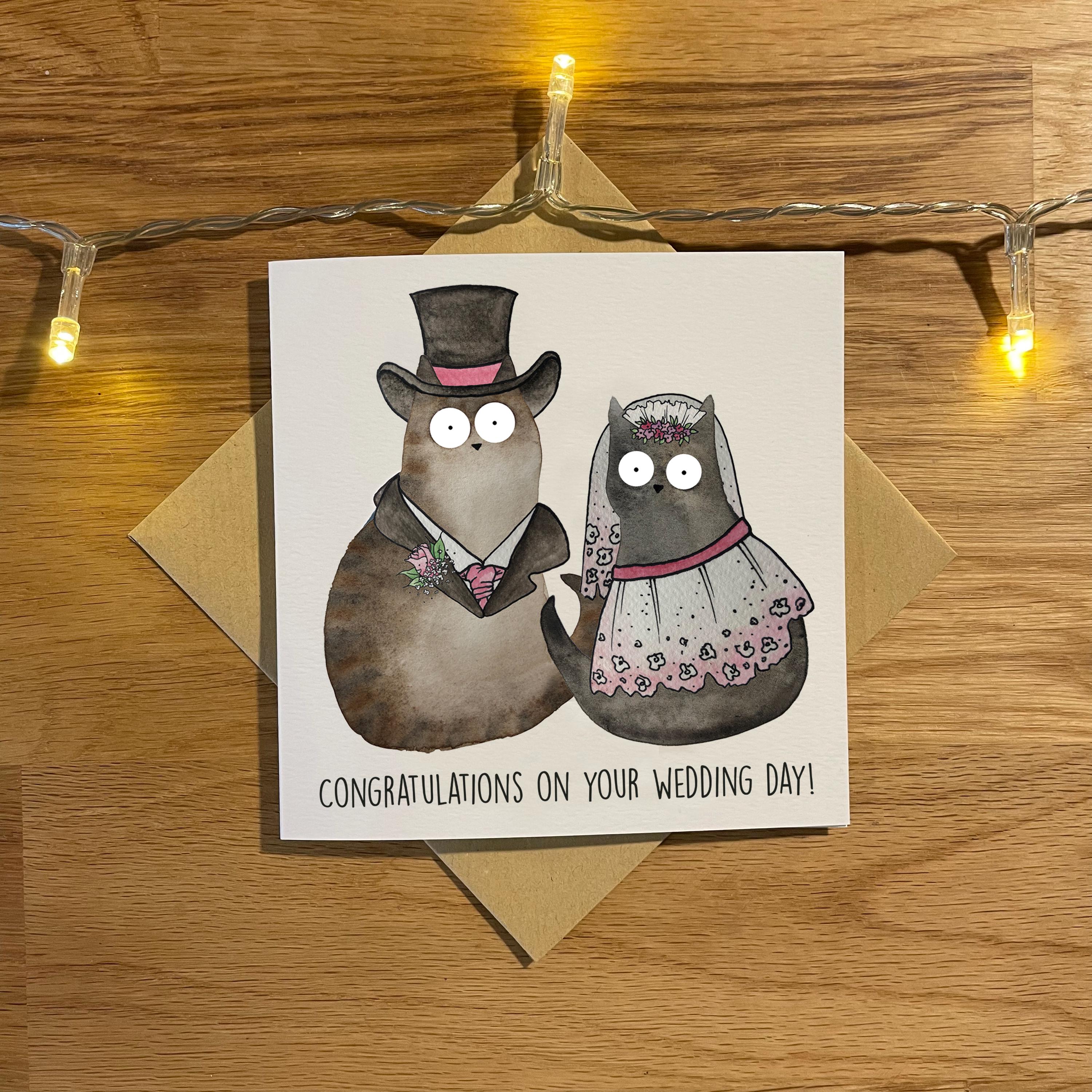 Carte D'anniversaire De Mariage Avec Des Couples Mignons | Vecteur Gratuite