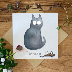 Buona festa della mamma, Festa della mamma, Divertente biglietto per la festa della mamma, Biglietto per la festa della mamma con gatto