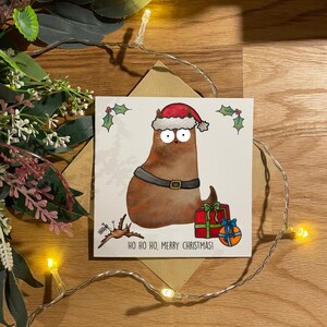 Christmas Card | Funny Christmas Card | Cat Christmas Card | Santa | Father Christmas