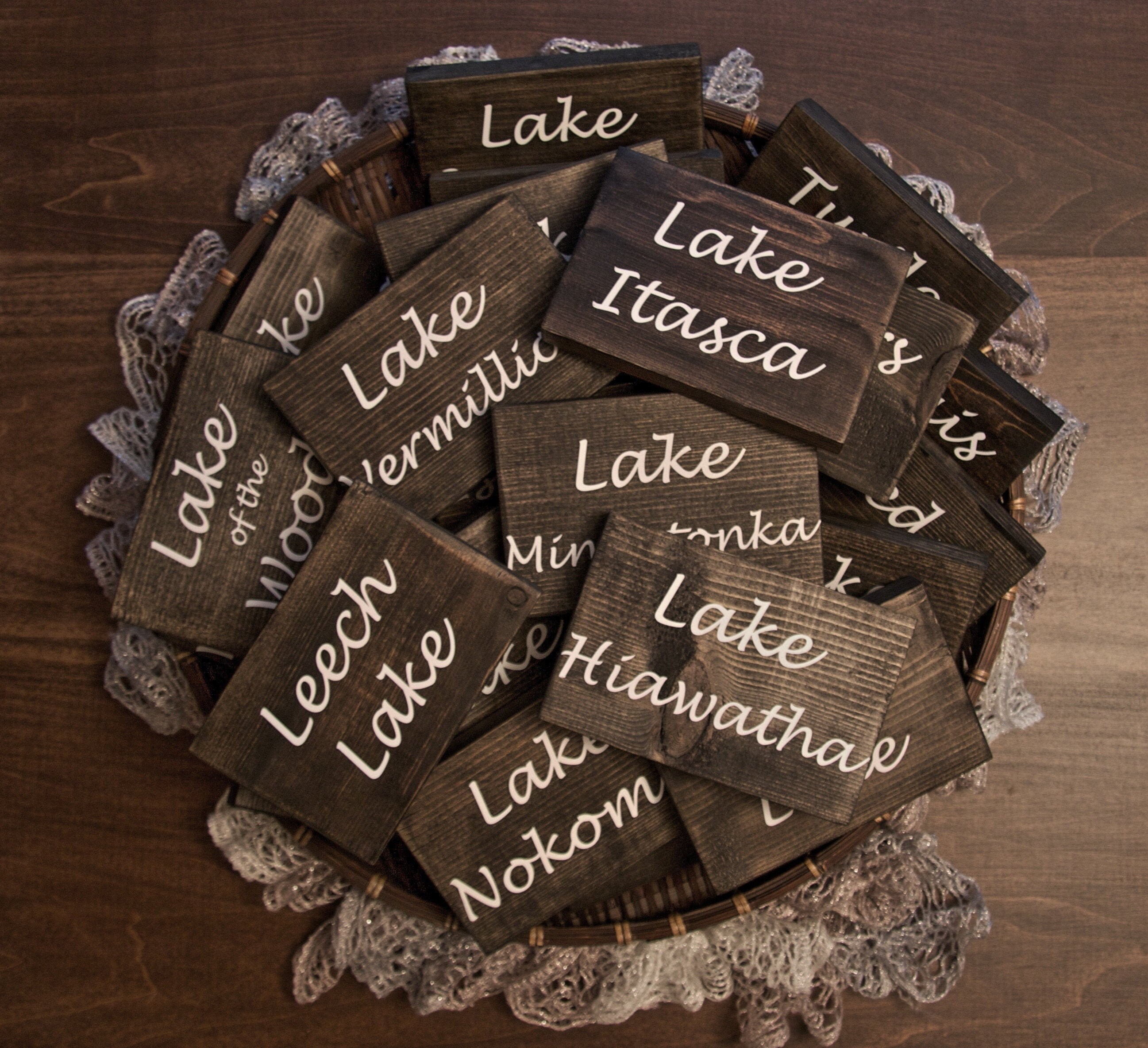 Custom Your Text Rustic Wedding Wood Table Blocks – Personalized Event ...