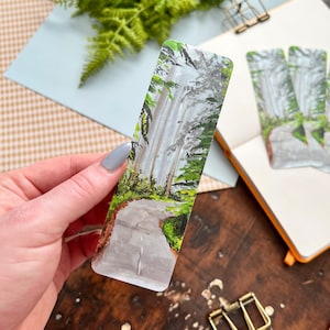 Marque-page Forêt | Cadeau pour les amoureux des livres | Cadeau pour les lecteurs | Marque-pages douillets | Marque-pages illustrés