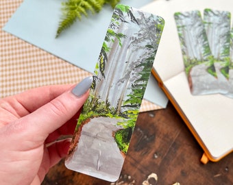 Forest Bookmark | Book lovers gift | Gift for readers | Cozy bookmarks | Illustrated bookmarks