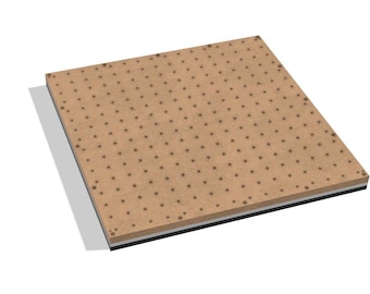 Piastra di fissaggio CNC 24x24 / Sistema modulare di bloccaggio pezzi in alluminio / Griglia da 1,5”, fori da 1/4-20, PGC GridPlate™