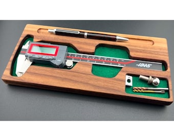 Vassoio portacalibro digitale in legno, organizer da scrivania, portautensili