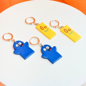 Cartoon Network Bloo and Plank Dangle Earrings