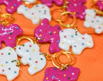 Frosted Animal Cookie Dangle Earrings