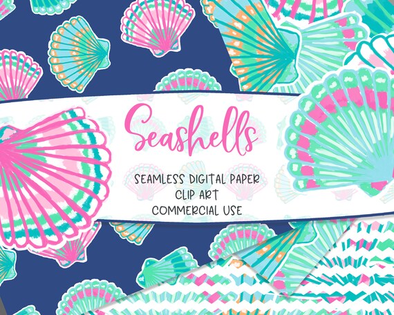 Tropical Melon and Palm Watercolor Seamless Pattern Digital Paper Clipart PNG