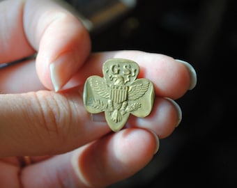 Pin vintage de membresía de las Girl Scouts - Insignia - Botón - Pin de solapa