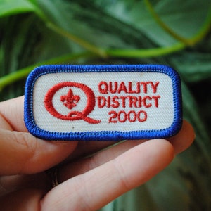 Vintage Quality District 2000 Patch - Scouts Patch - Boy Scout Emblem - Honor Award - BSA