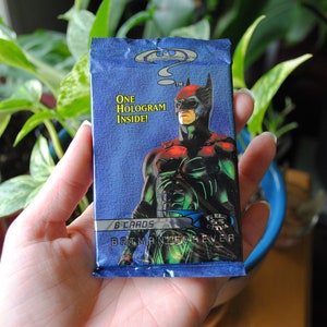 thumbnail image 2 of 1995 Fleer Batman Forever Trading Cards - Sealed Pack (6 Cards) - FREE SHIPPING 2 of 5
