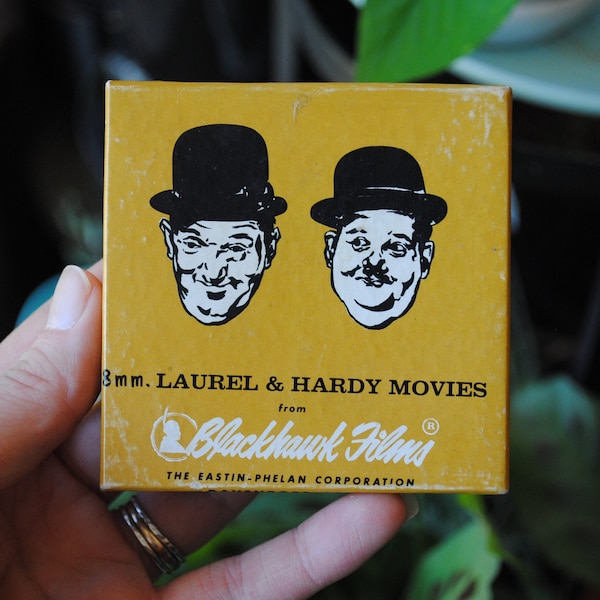 Vintage Laurel And Hardy Movies - Big Business 8mm - Home Movies Film - Blackhawk Films - Original Box - 1950's