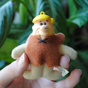 1989 Barney Rubble Figure - Ornament - 1989 Hanna Barbera Productions - The Flintstones - Vintage Cartoon Toy - 1980's