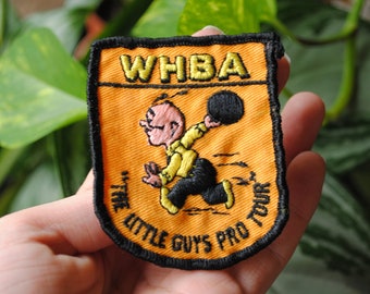 Vintage WHBA Bowling Patch - The Little Guys Pro Tour - Original Sports Patch