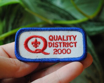 Vintage Quality District 2000 Patch - Scouts Patch - Boy Scout Emblem - Honor Award - BSA