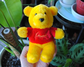 1989 Winnie The Pooh Stuffed Animal - Sears - Disney's The New Adventures of Winnie the Pooh - Vintage Plush Teddy Bear - 1980's