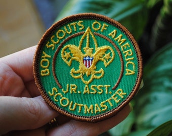 Vintage Junior Assistant Scoutmaster Patch - Boy Scouts of America - BSA Patch - 1970's