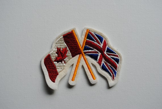 Vintage Canadian Flag and Royal Union Flag Patch … - image 2