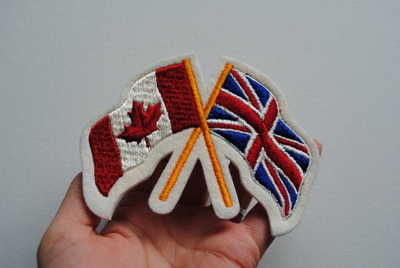Vintage Canadian Flag and Royal Union Flag Patch … - image 6